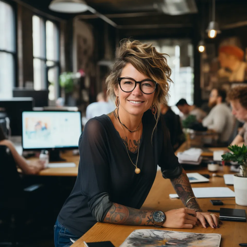 Mulher de negócios portuguesa